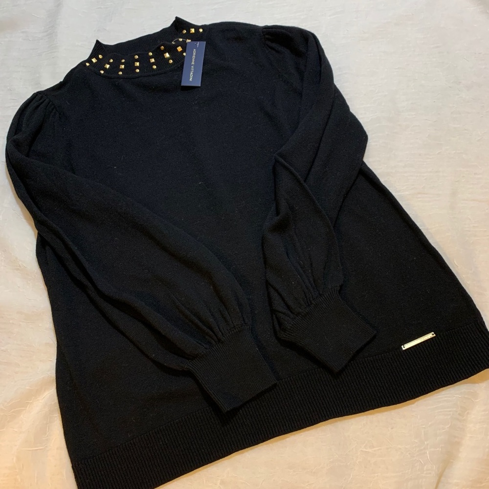 Adrienne Vittadini black sweater